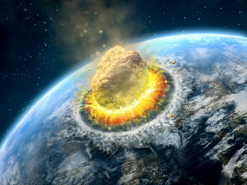 Armageddon A meteorite strikes the Earth