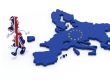 The island of Great Britain walking away from the continent and EU