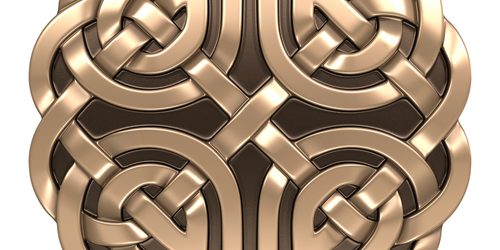 Celtic knot brooch Celtic knot brooch